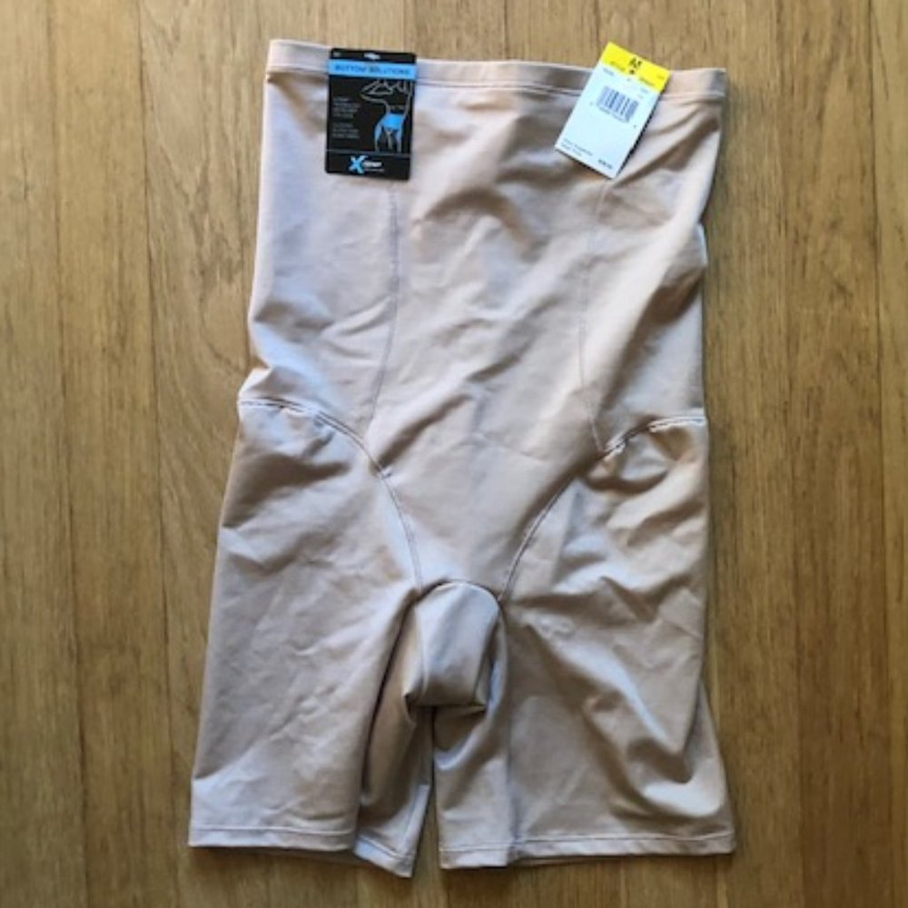 NEW Bali Women's 8097 Ultra Firm Control High Waist Thigh Slimmer Cool Comfort M